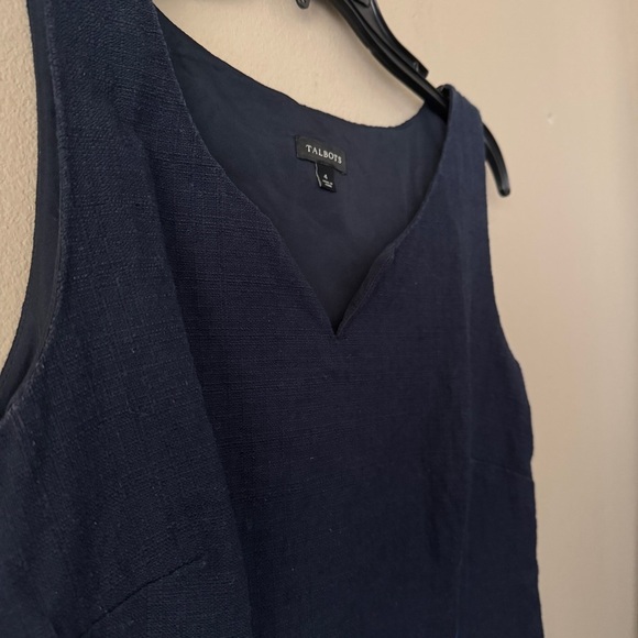 Talbots Embroidered Sequin Fish Sheath Dress Size 4 - Picture 5 of 10